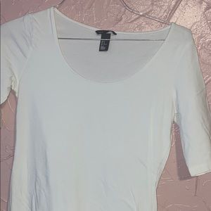 Basic white tee